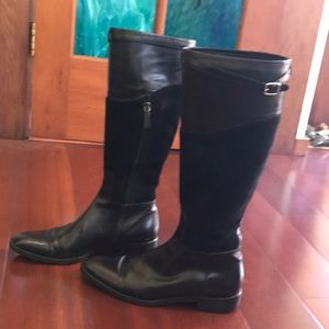 Ralph Lauren suede leather boots
